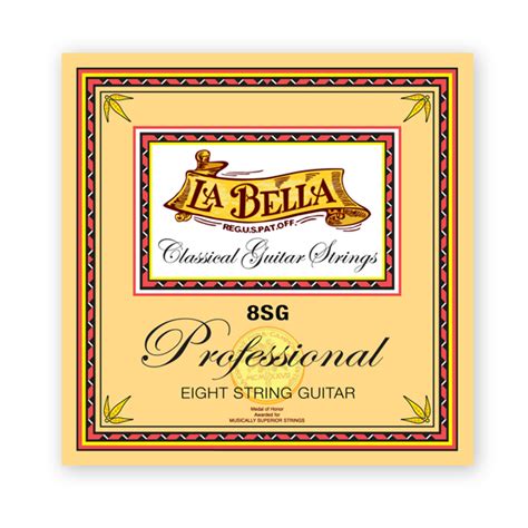 La Bella 8SG Professional 8-String Classical Guitar Strings - Los ...