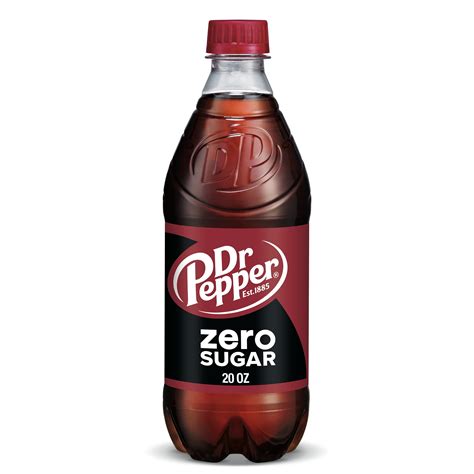 Dr Pepper Zero Sugar Soda, 20 fl oz bottle - Walmart Business