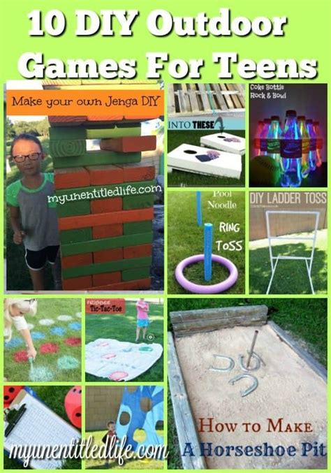 10 DIY Outdoor Games For Teens