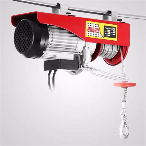 Electric Hoist Lift 1500LBS 680KG Overhead Electric Hoist 110V Electric Wire Hoist Remote ...