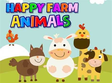 Happy Farm Animals | Play Now Online for Free