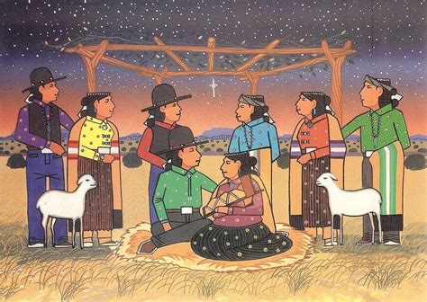 12 Native American Christmas Cards by Anthony Emerson (Nativity) | eBay ...