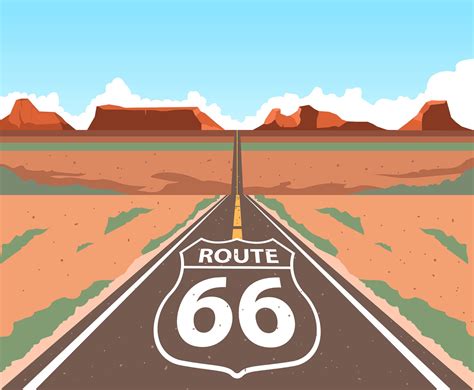 Route 66 Vector Art & Graphics | freevector.com