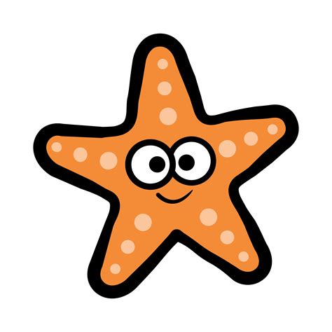 Starfish sea creature vector icon 546997 Vector Art at Vecteezy
