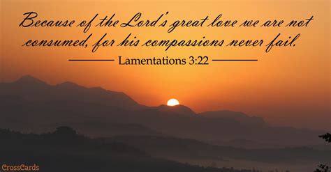 Lamentations 3:22 - Inspirations