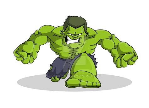 Cute Hulk Cartoon