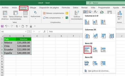 Cómo hacer un gráfico de barras en Excel - Siempre Excel