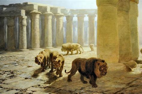 Briton Riviere daniel in the lions den Painting by TAWARIK Shop - Fine ...