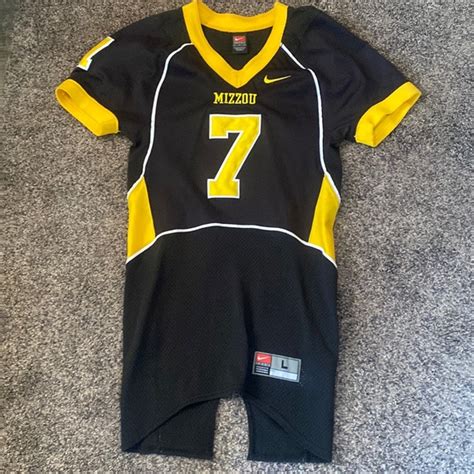 Nike | Shirts | Mens Nike Custom Mizzou Missouri Tigers Football Jersey ...