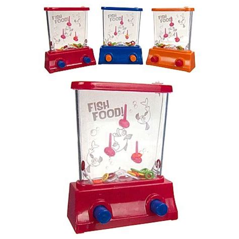 Fish Food Aqua Arcade Game : Mini Classic Toy : Retro Stocking Stuffer : Cheap Toys