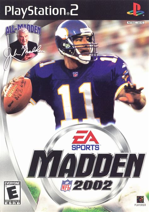 Madden NFL 2002 (2001) PlayStation 2 box cover art - MobyGames