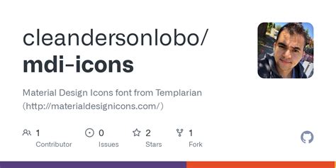 GitHub - cleandersonlobo/mdi-icons: Material Design Icons font from ...