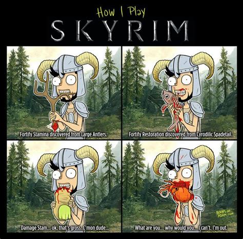 Skyrim Logic | Skyrim funny, Skyrim memes, Skyrim comic