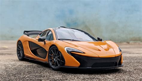 Autoart 1:18 Mclaren P1 in Papaya Spark - DiecastSociety.com