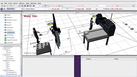 JaamSim Tutorial - SetGraphics 3D alterando entidades - professor Cristiano Silva - YouTube