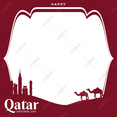 Qatar National Day Vector PNG Images, National Day Of Qatar Holiday Celebrating The Union And ...