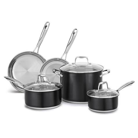 KitchenAid 10-pc. Stainless Steel Cookware Set | Cookware set stainless ...