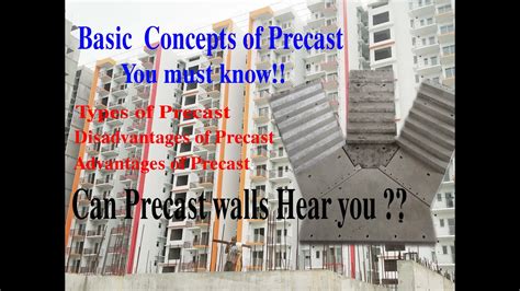 Types of Precast Concrete | Advantages and Disadvantages| Precast - YouTube