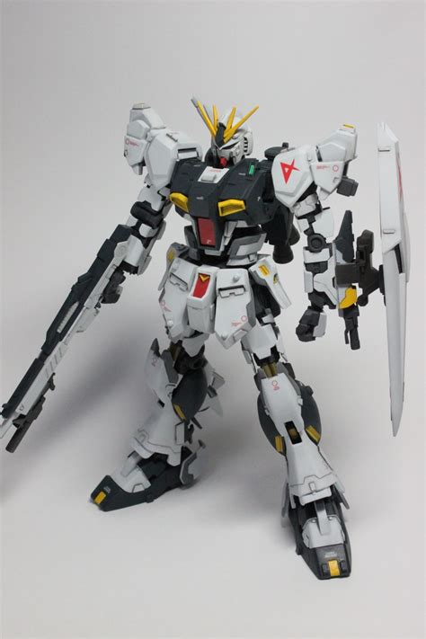 HGUC Nu Gundam HWS Custom Build: Wallpaper Size...