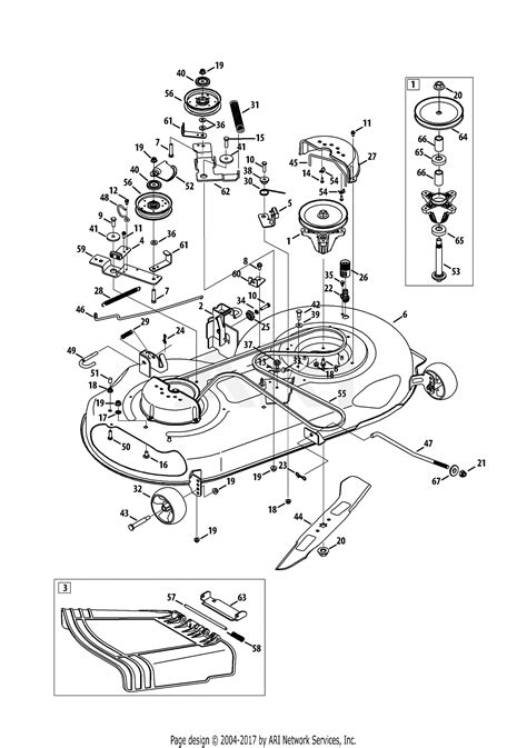 MTD 13BL78ST299 (247.288862) (LT2000) (2013) Parts Diagram for Mower Deck