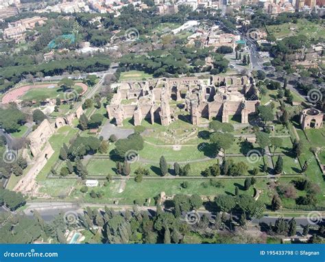 Aerial View Palatine Hill Ruins Stock Photo - Image of rome, palatine ...