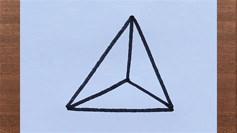 How To Make A 3d Triangle Drawing - Printable Templates Free