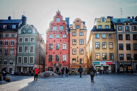 Old town in Stockholm, Sweden