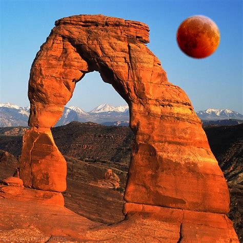 Red Moon At Delicate Arch Moab Utah Photograph by Terry Lynch