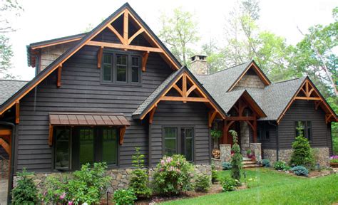 15 Modern Rustic Homes with Black Exteriors | upcycledtreasures.com ...