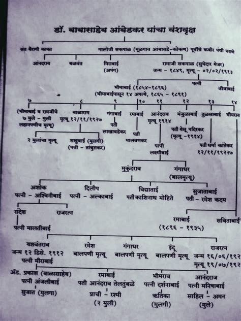 Prakash Ambedkar Family Tree