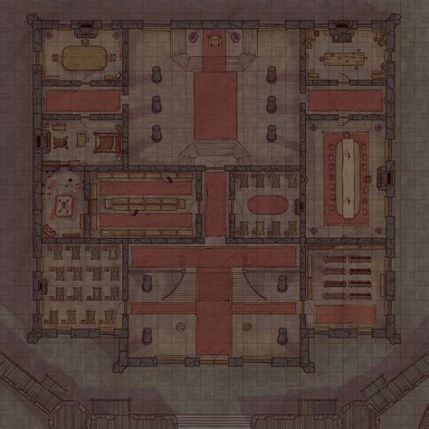 [Battlemap] [30x30] [3500x3500px] Castle Interior - Free Map : r/FantasyMaps