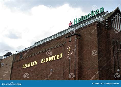 Heineken factory Amsterdam editorial photography. Image of famous ...