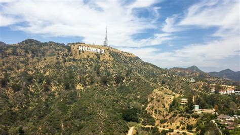 Areal View of Hollywood Sign, Hollywood, Los Angeles, California ...