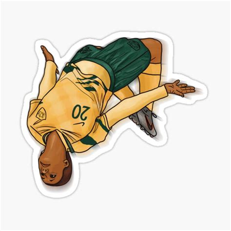 "Sam Kerr backflip " Sticker for Sale by kimmoose | Redbubble