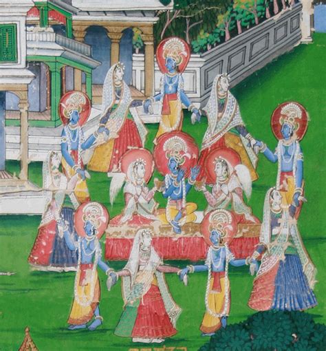 Scenes from Krishna Lila - VINA - Vaishnava Internet News Agency