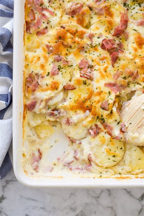 Easy Scalloped Potatoes and Ham – Adore Foods