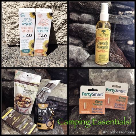 Camping Essentials! - Health Essentials