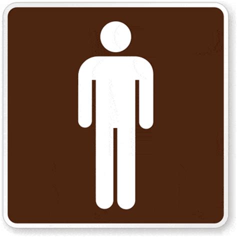 Men's Restroom Sign | Men's Bathroom Sign | Dornbos Sign and Safety