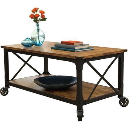 Better Homes & Gardens Rustic Country Coffee Table, Weathered Pine ...