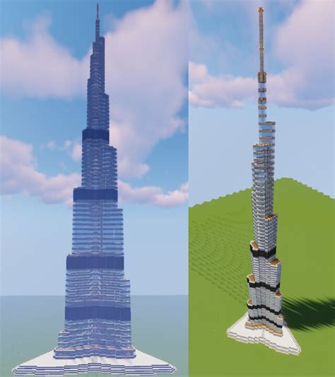 Burj Khalifa (scale 1:3.3) Minecraft Map