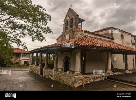 Church of San Mames in Cuerres Stock Photo - Alamy