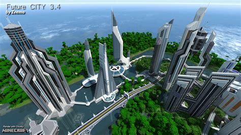 Future CITY 3.4 – Minecraft Building Inc | Future Home Design