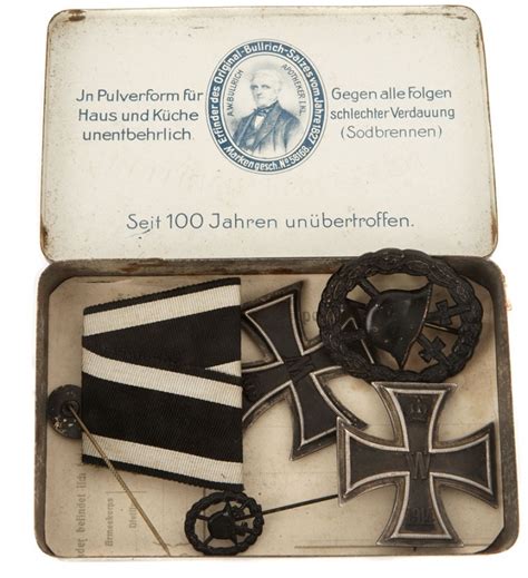 A German Soldiers Medals and Photo Album - Militaria