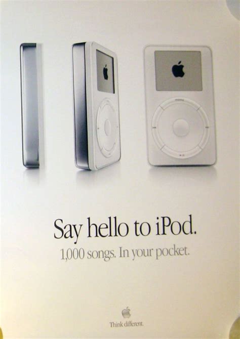 First iPod Poster | Ipod, Data science learning, Ipod classic