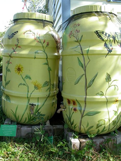 Baytec Containers Blog: Decorated Rain Barrels