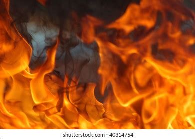 Fire Experiment Burn Pile Flames Smoke Stock Photo 40314754 | Shutterstock