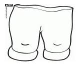 Coat And Trousers Of Santa Claus coloring Page Printable Game sketch template
