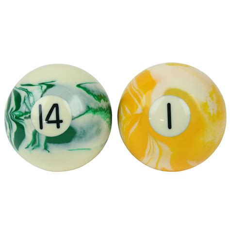 American Style Marbleised Pool Balls | Drinkstuff