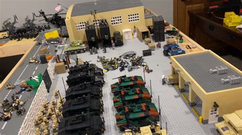 Lego Military Base Update #1 -Hangar and Garage!! - YouTube