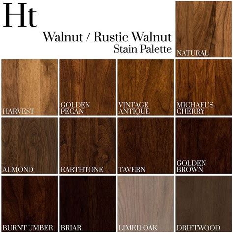 DARK STAINS ON WALNUT- #4- Walnut and Rustic Walnut Color Palette | Home and Timber | Staining ...